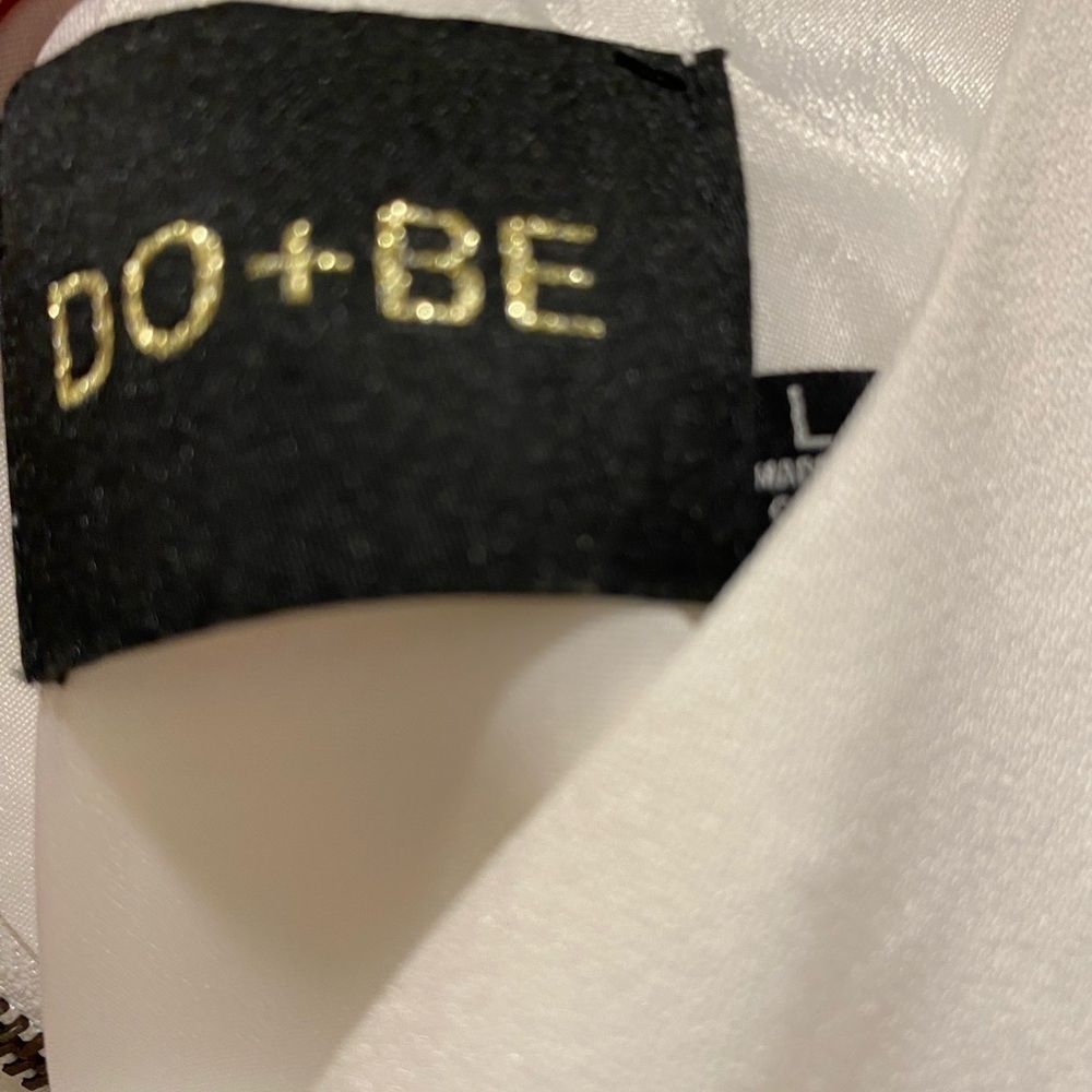 DO+BE White Sheath Midi Dress with 3/4 Sleeves - Picture 4 of 5